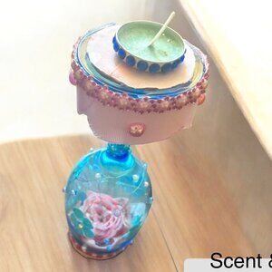 For your eyes only, Lamp style tealight holder (handmade)